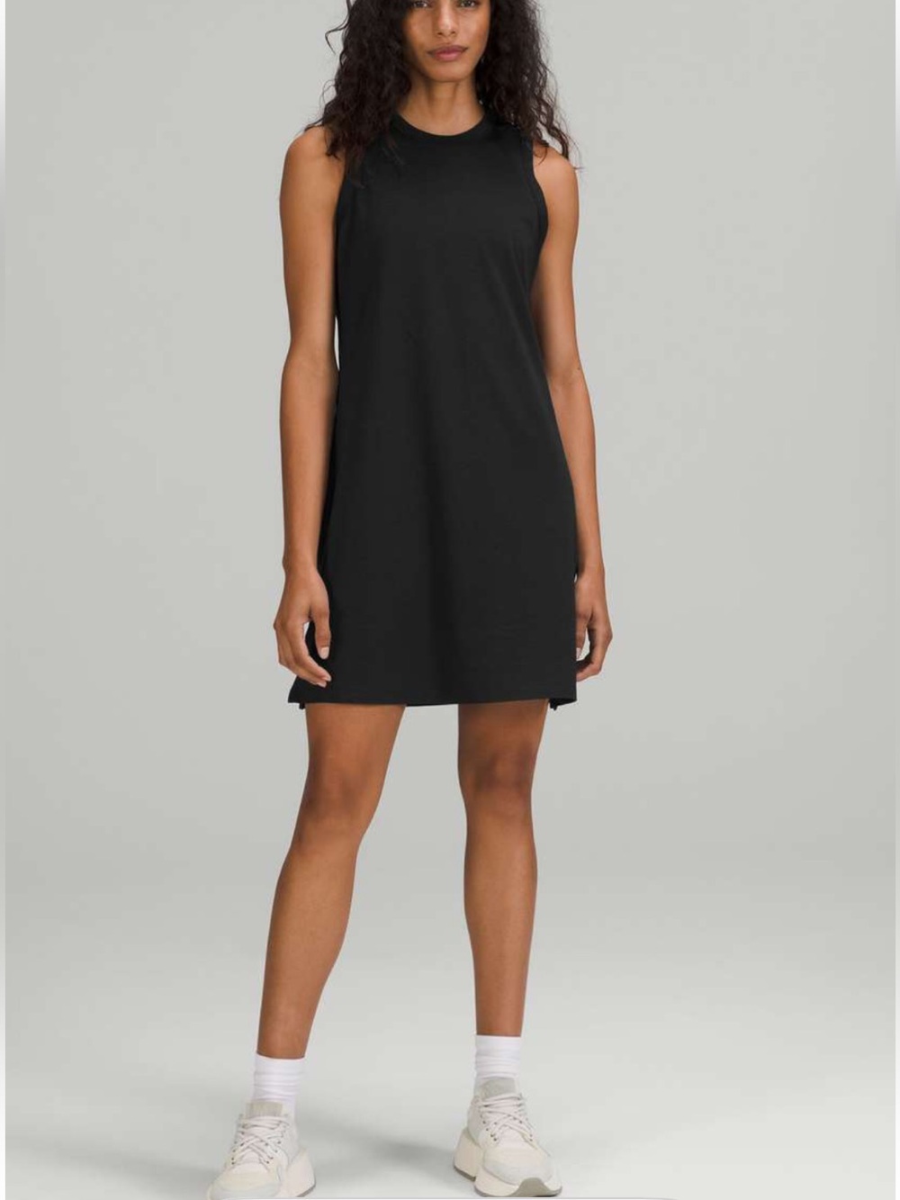 lululemon athletica Black Scoop Neck Sleeveless Mini Dress appx size 4/6